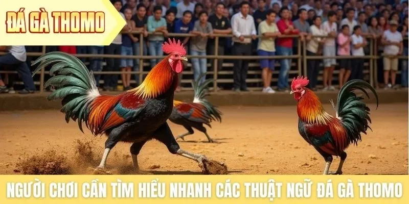 Người chơi cần tìm hiểu nhanh các thuật ngữ đá gà Thomo